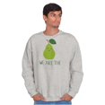 thumbnail image 4 of Cute Kawaii Perfect Pear Matching Graphic Pullover Crewneck Sweatshirt Brisco Brands L, 4 of 6