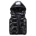 thumbnail image 1 of Unisex Shiny Padded Vest Hooded Stand Collar Waistcoat For Men And Women zhangyuxiang LED, 1 of 2