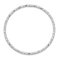 thumbnail image 3 of 14K White Gold bracelet Bangle 36 mm Polished, 3 of 4