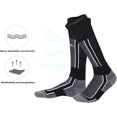 thumbnail image 3 of Calcetines de esquí 2 pares de calcetines de snowboard cálidos de invierno de alto rendimiento para mujer, calcetines deportivos térmicos largos, gruesos y transpirables para esquiar, patinar y hacer, 3 of 5