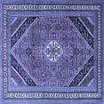 thumbnail image 1 of Ahgly Company Indoor Square Persian Blue Traditional Area Rugs, 7' Square, 1 of 4