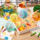 thumbnail image 5 of QPENWEI 150 sombrillas hawaianas para cócteles, púas para cócteles con sombrillas para bares Tiki, platos de frutas y fiestas de cumpleaños, colores surtidos, 5 of 5