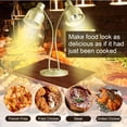 thumbnail image 6 of Food Heat Lamp Portable 2-Head Food Warmer Light Freestanding Commercial Electric Catering Food Warmers for Kitchen Restaurant Cafeteria Buffet, 6 of 9