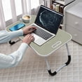 thumbnail image 2 of SEGMART Laptop Desk for Bed, Foldable Bed Tray Portable Lap Desks for Adults Kids, Perfect for Watching Movie on Bed, Gray, 2 of 12