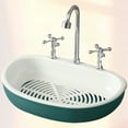 thumbnail image 2 of Himition 1Pc Creative Suction Cup Soap Holder No Hole Draining Soap Dish Tray for Shower Bathroom Kitchen (Green Lake), 2 of 6