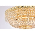 thumbnail image 3 of Century 6 light Gold Flush Mount Clear Royal Cut Crystal, 3 of 9