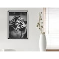 thumbnail image 2 of Black Woman With Money On Head Print, Black And White, Luxury Trendy Fashion Wall Art, Hypebeast & Maximalist Room Decor, Matte Canvas Stretched,Posters & Art Prints, Gift., 2 of 5