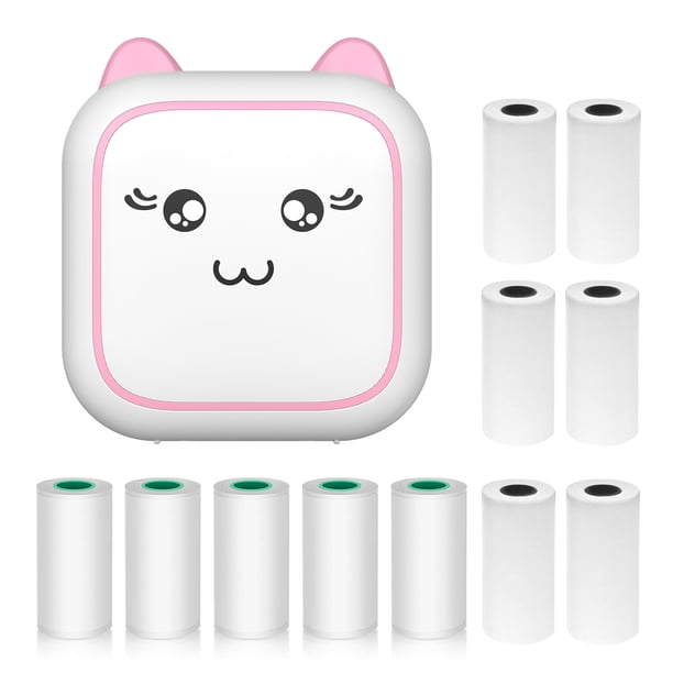 Mini impresora térmica multifunción, portátil, fabricante de pegatinas, foto instantánea, sin tinta