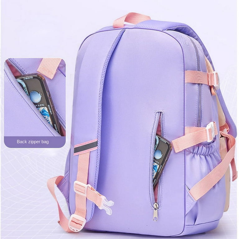 New Men Student Travel Female Bookbag Large Capacity Waterproof Backpack  Mochila Solid Color Laptop Leopard Print Rucksack