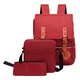 thumbnail image 1 of Mochilas Backpack Impermeable Puerto Usb Set 3pzs Vino Malubero Malu1322, 1 of 3