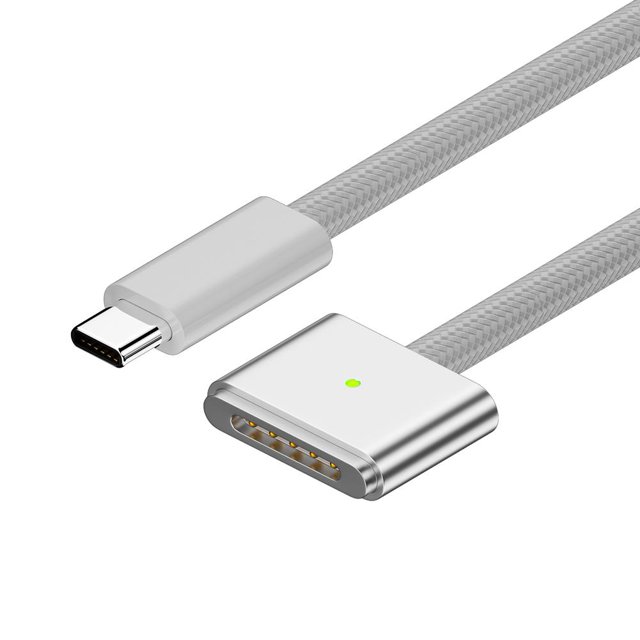 Cable de carga rápida de 2M Max Power PD140W Convertidor de carga para MacBook Air/Pro 2 WDOplteas Para estrenar