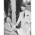thumbnail image 2 of President Franklin Roosevelt Congratulates His New Navy Secretary History (24 x 36), 2 of 2