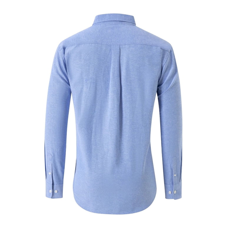 YYDGH Men's Zipper Dress Shirts Long Sleeve Button Down Half Hidden Zip  Slim Fit Shirt Wrinkle-Free Stretch Tops for Work - Walmart.com