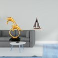 thumbnail image 2 of Figura De Delfín Y Velero Realista Y Moderna, Coleccionable, Para Decoración Del Hogar Y La Oficina, Ideal Para La Entrada, El Armario, La Chimenea, La Mesa Y La Estantería., 2 of 8