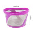 thumbnail image 3 of 1Pc Stainless Steel Coffee Filter Mesh Strainer Heat Resistance Coffee Funnel (Purple), 3 of 8