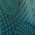 thumbnail image 1 of Ahgly Company Machine Washable Indoor Square Transitional Deep Teal Green Area Rugs, 8' Square, 1 of 7