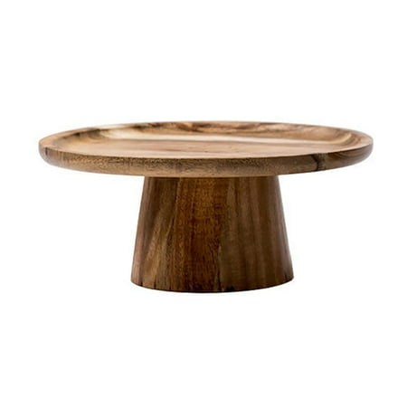 

HIABIO Wooden Round Pedestal Dessert Table High Tray Cake Stand Holder Cupcake Display Rack Bakeware Birthday Wedding Party Decoration Household Tableware Kitchen Bar Supplies