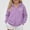 Purple, variant on WAVSUF Girls Fleece Hooded Jacket, Long Sleeve Zipper with Pocket Winter Casual Outerwear 10-12