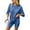 Blue, variant on Viluyesy Tops Elastic Waist Short Pants 2PC Women Round Neck T-Shirt and Shorts Set Pocket Shirt and Shorts Sets Two PC Pink Size 2XL