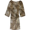thumbnail image 1 of NY Collection - Blusa con collar para mujer, marrón, 1X, 1 of 1