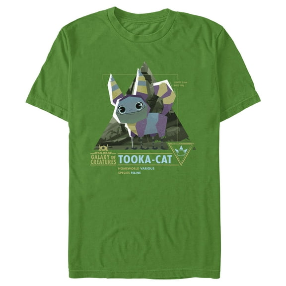 Men's Star Wars: Galaxy of Creatures Tooka Species Graphic Tee Kelly Green Small
