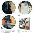 thumbnail image 3 of Designart "Stylish Hats Collection III" Fashion Canvas Print, 3 of 5