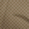 thumbnail image 1 of oneOone Cotton Poplin Twill Brown Fabric Geometric Sewing Material Print Fabric By The Yard 56 Inch Wide, 1 of 5