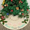 thumbnail image 4 of Beach House Christmas Christmas Tree Skirt 36" For Xmas Halloween New Year Ornaments Decoration Holiday Party Home Tree Mat Decor, 4 of 5