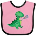 thumbnail image 3 of Inktastic Funny Lacrosse Player Boys or Girls Baby Bib, 3 of 4