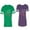 Men Green / Women Purple, variant on My Dog Cat Think I am Cool Matching Couple Cotton Jerseys (Men Green / Women Black) (Men S / Women S)