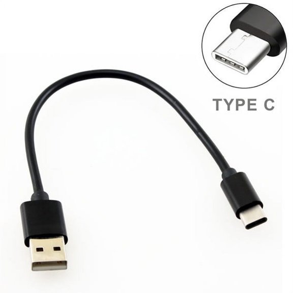 Sprint HTC Bolt Black Short Type-C Cable Rapid Charger Sync USB Power Wire X2P