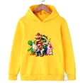 thumbnail image 2 of Ropa infantil con estampado creativo de Super Mario, sudadera informal de calle para hermano, sudadera deportiva para exteriores, sudadera con capucha para hermano de 3 a 14 años, 2 of 4