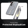 thumbnail image 2 of Magnetic Case for Samsung Galaxy S25 FE Upgraded Stand Cover, Heat Dissipation Design, Magnetic Support Wireless Charging, Military Grade Drop Protection for Samsung Galaxy S25 FE Case, Gray, 2 of 7