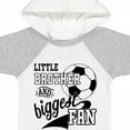 thumbnail image 4 of Inktastic Little Brother and Biggest Fan Soccer Player Boys Baby Bodysuit, 4 of 5