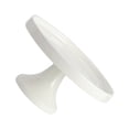 thumbnail image 1 of mmirethe Cake Serving Trays Household Simple Style Fruit Cupcake Plate Pastry Storage Holder Tabletop Solid Color Dessert Stand Accessory White rounded 11in, 1 of 1