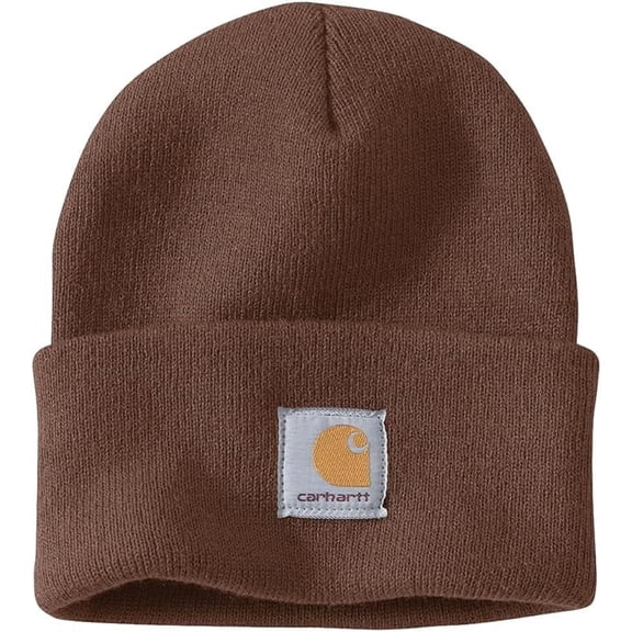 Carhartt Men's Knit Cuffed Beanie, Mocha, One Size