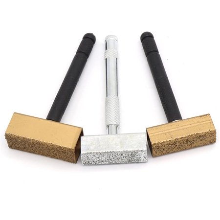 2pcs Cleaning Tools Deburring Tool Vanity Bench Deburring Wheels Grinding Disc Dresser Plastic Knife Dressing Table Grinding Wheel Diamond Grinding Disc Tools Dresser Stick