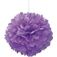 Tissue Paper Pom Pom, 16 in, Purple, 1ct