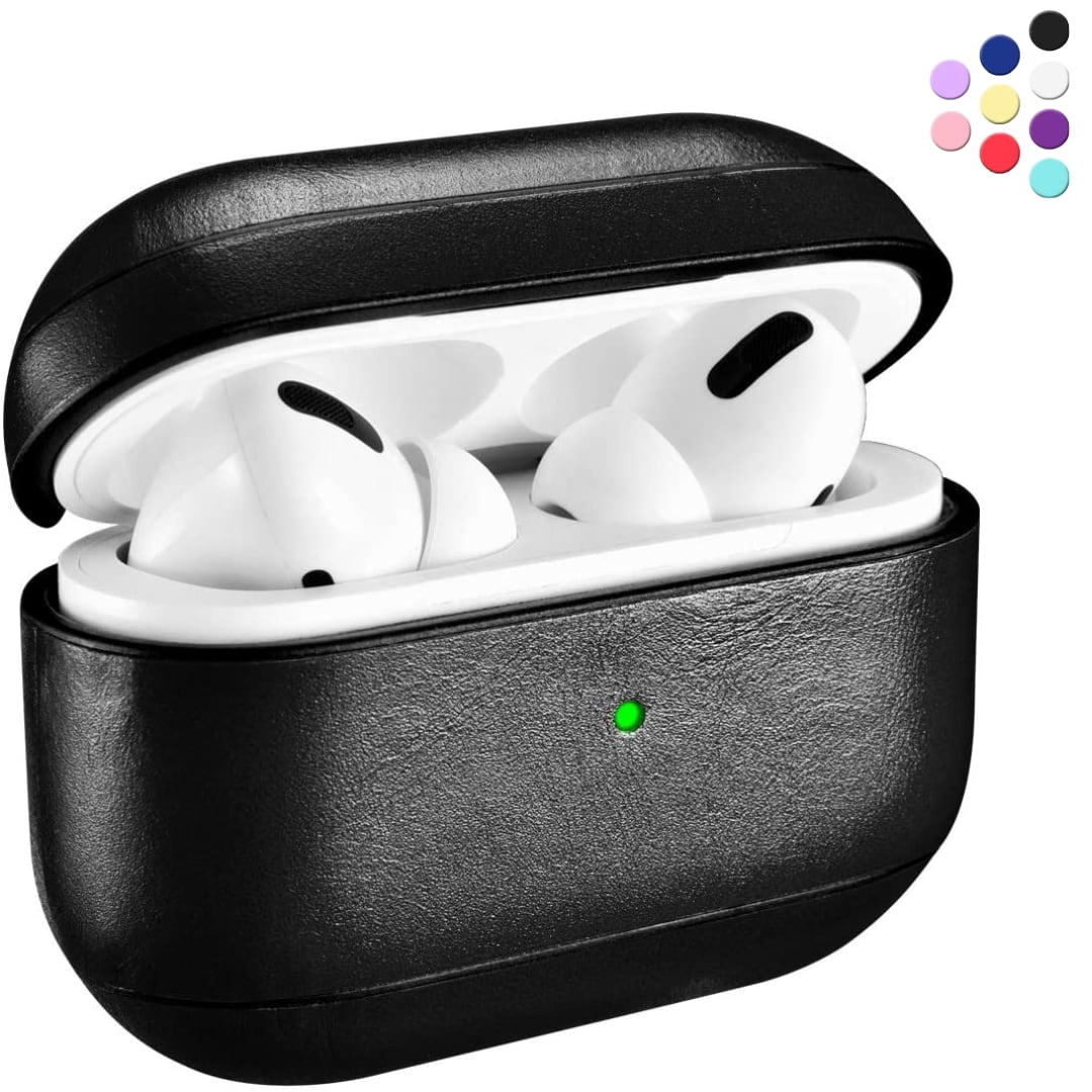 Airpods Pro Case Leather Full Body Protective Case Cover for Apple