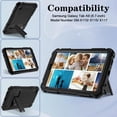 thumbnail image 3 of SUPNICE Case for Samsung Galaxy Tab A9 8.7 Inch 2023 (SM-X110/X115/X117) with Kickstand, Shockproof Bumper Case for Galaxy Tab A9 2023 8.7”,Black, 3 of 8