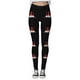 thumbnail image 4 of MKLEKYY Leggings para mujer Leggings para mujer Leggings de entrenamiento Pantalones con estampado navideño de bloques de color Leggings suaves y elásticos 2219, 4 of 4