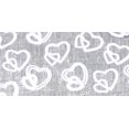 thumbnail image 2 of The Ribbon People White Locking Heart Cut Edge Craft Ribbon 1" x 200 Yards, 2 of 2