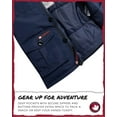 thumbnail image 3 of CANADA WEATHER GEAR Boys' Winter Jacket - Heavyweight Teflon Canvas Parka Coat (Size: 8-20), 3 of 7