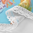 thumbnail image 4 of Coolnut 60" Easter Bunny Eggs Outdoor Round Tablecloth, Waterproof Stain-Resistant Non-Slip Circular Tablecloth with Umbrella Hole and Zipper for Tabletop Backyard Party BBQ Decor, 4 of 7