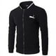 thumbnail image 2 of Cárdigan informal holgado con cremallera para hombre, ropa deportiva sencilla con estampado, ideal para exteriores, béisbol y golf, primavera y otoño, 2 of 4