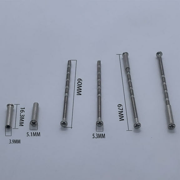 For Eophmi For M3 Door Handle Fixing Screws, 25 Pieces Door Handle Bolt Fixings Smile Home