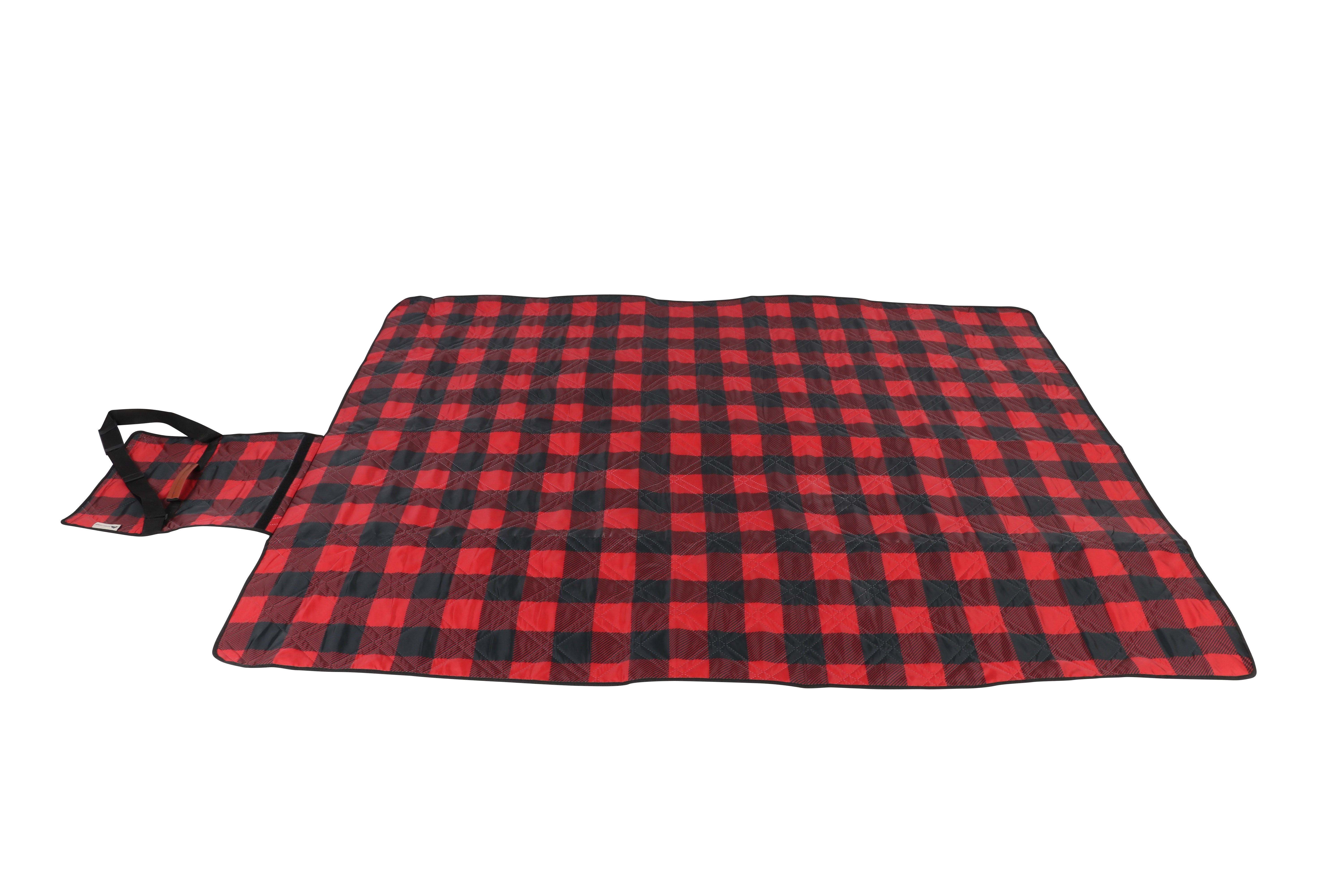 Ozark Trail 3 Piece Buffalo Plaid Camping Chairs and Blanket Combo, Red - image 6 of 6