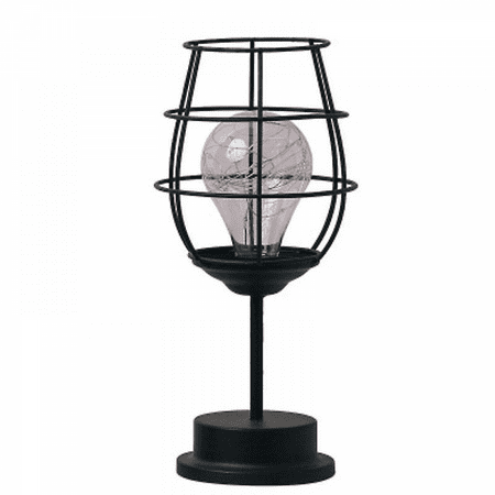 

Vintage Iron Art Lamp Wine Glass Shape Bedroom Lamp Night Light Decoration Lamp Without Battery(Red Wine Glass)