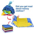 thumbnail image 6 of BoxLegend T shirt Folding Board T shirt Clothes Folder Laundry Organizer Easy and Fast for Kid and Adult to Fold Clothes, V1 Blue, 6 of 7