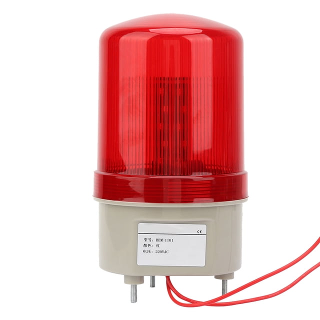 Luz de advertencia giratoria, señal intermitente giratoria de 220 VCA Luz de advertencia intermitente Luz de advertencia LED Rendimiento inigualable